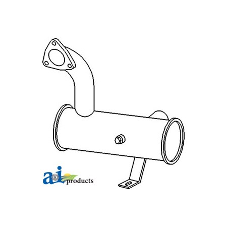 A & I Products Muffler 26" x20" x12" A-1694965M1
